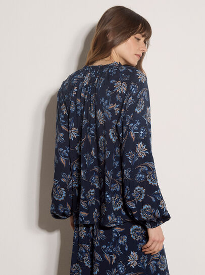 Folk Floral Blouse