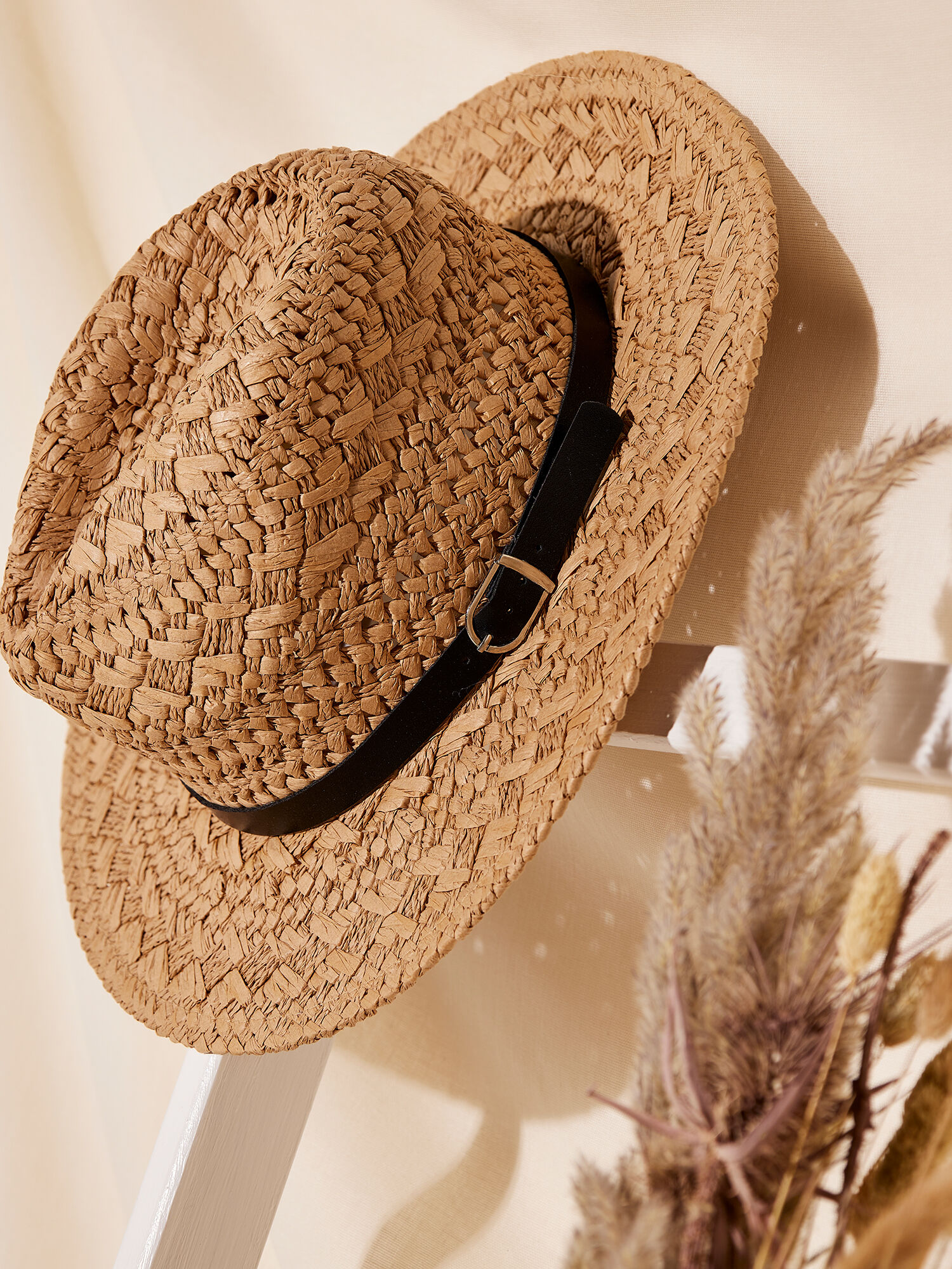 Raffia store fedora hat