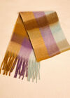Pastel Colour Block Soft Scarf, Yellow, large