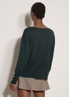 Soft Jersey Knit Top, Green, large