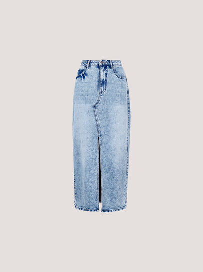 Amara Denim Maxi Skirt
