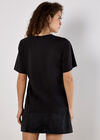 Modal Jersey Basic T-Shirt, Black, large