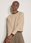 Soft Layered Look Jumper, Stone, large