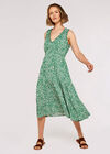 Daisy Smock Dress, Green, large