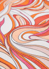Retro Print Scarf, Pink, large