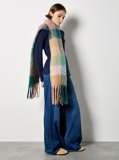 Colourblock Square Scarf