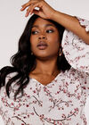  Cherry Blossom Ruffle Top, White, large