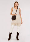 Vintage Floral Lace  Dress, Stone, large