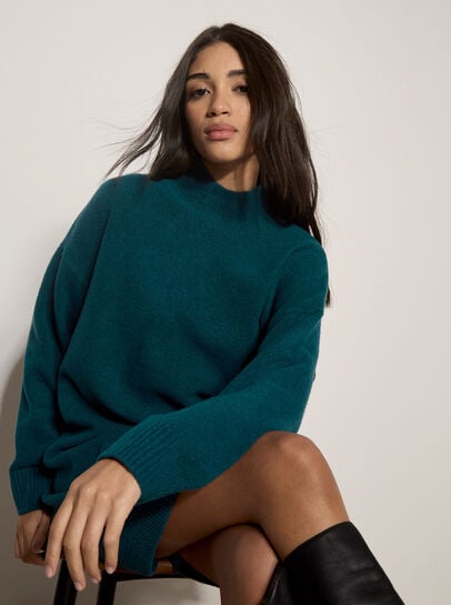 Soft Oversized Jumper Mini Dress