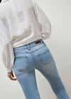 Mid-Rise Flare Jeans , Sky Blue, large