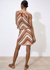 Chevron Crochet Mini Skirt, Stone, large