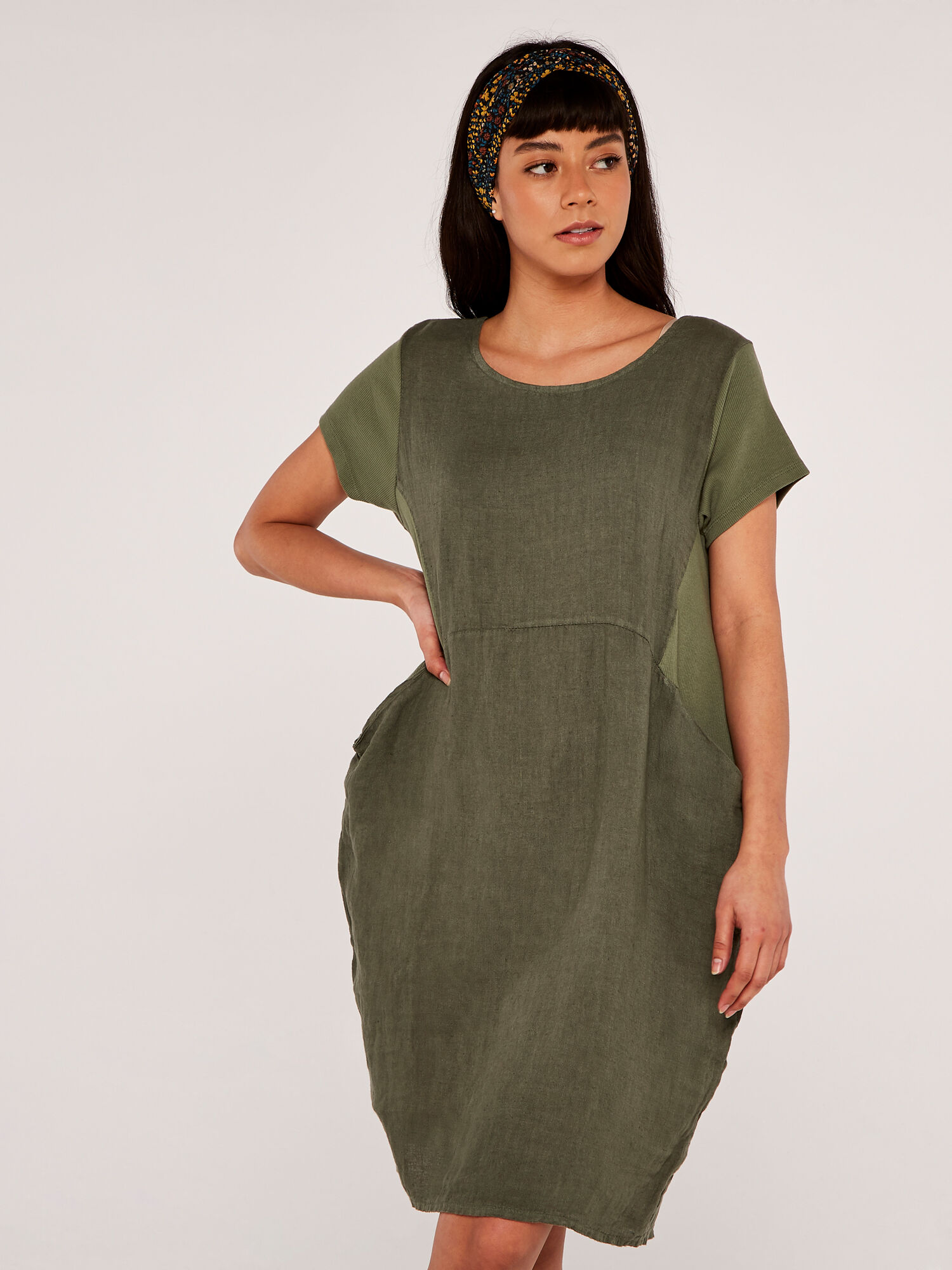 Linen cocoon shop dress