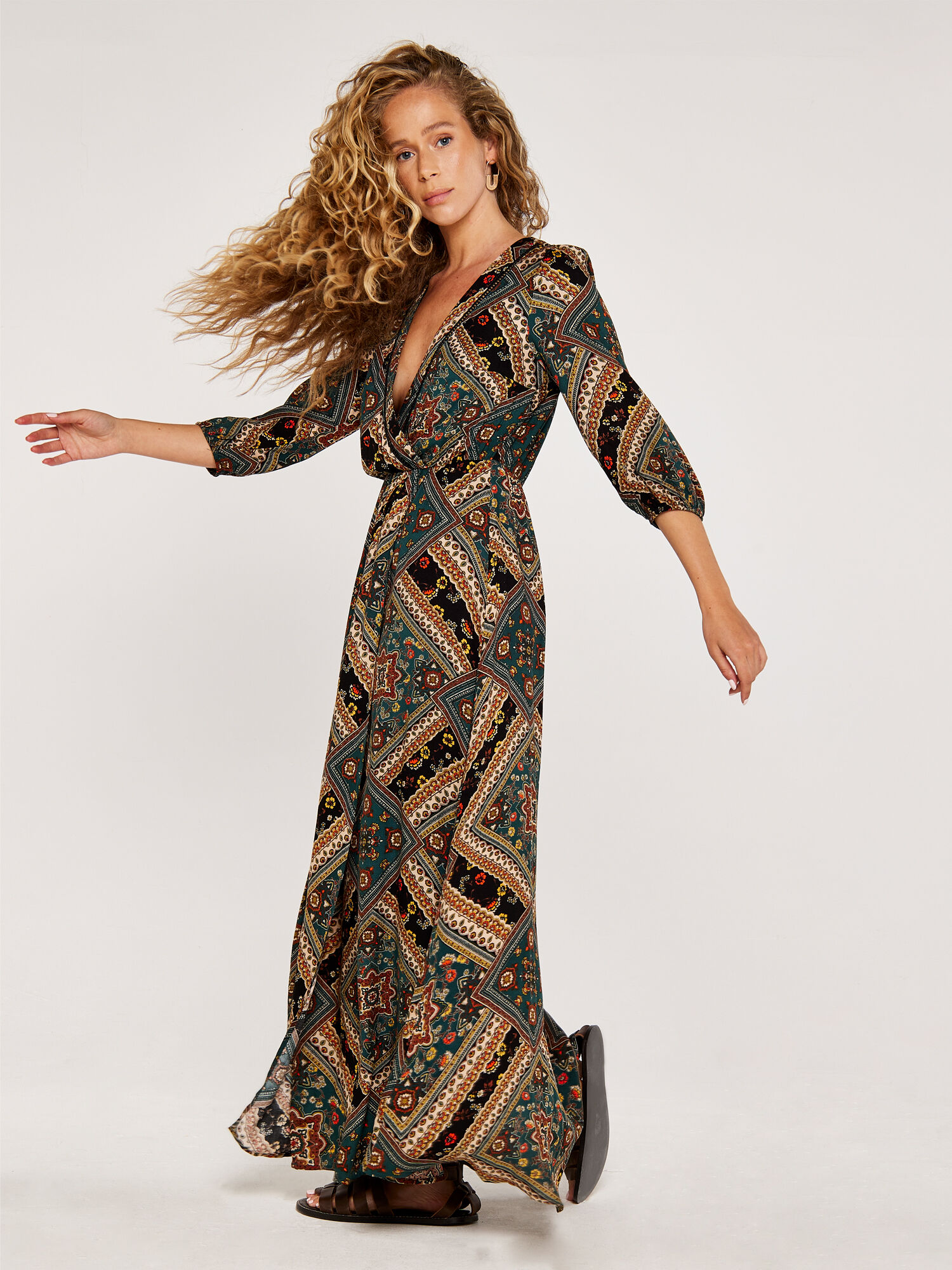Black wrap maxi dress new arrivals