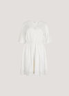 Daisy Lace Front Mini Dress, White, large