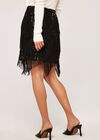 Sequin Tassle Skirt, Black, large