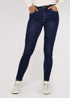 Mid-rise Skinny Jeans, Navy, large