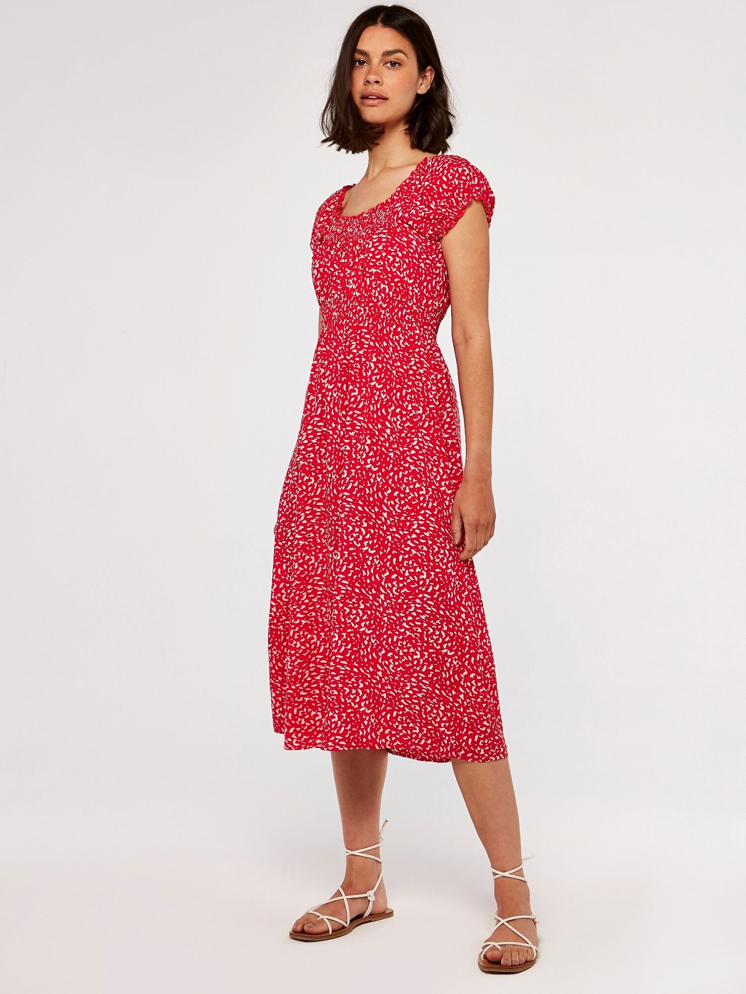 Milkmaid 2025 midi dress