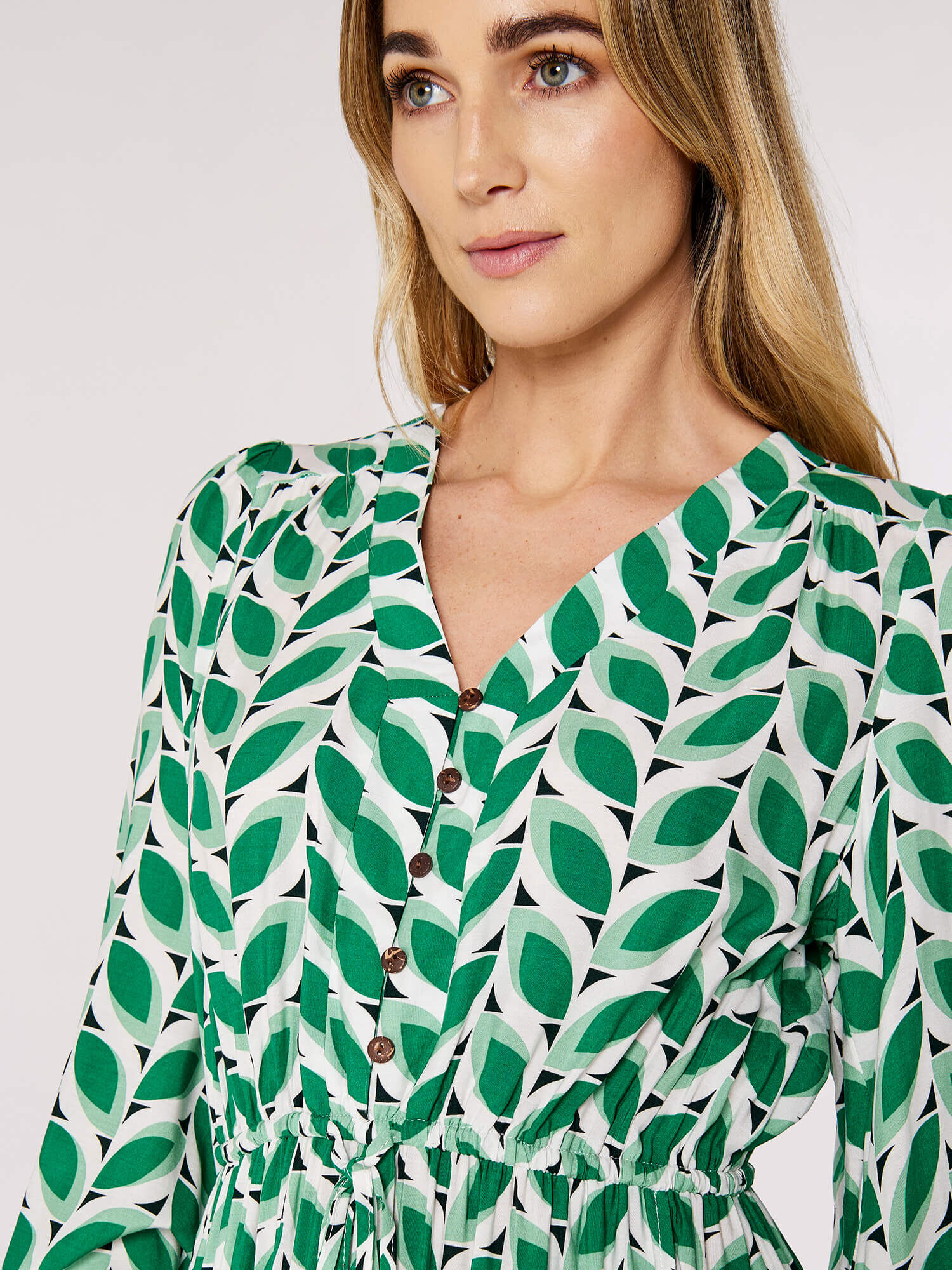 Topshop geo border discount dress
