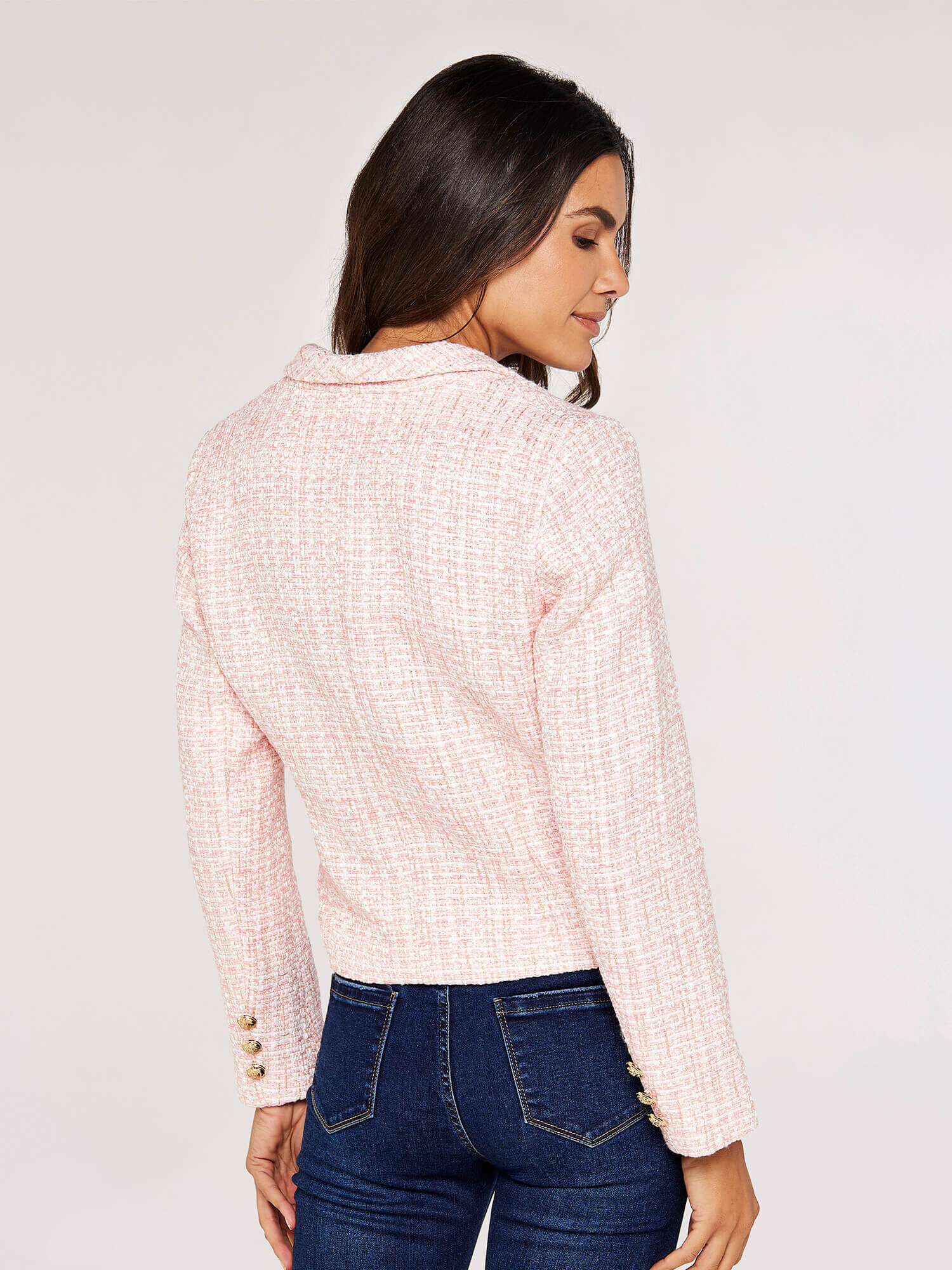 Light pink shop tweed jacket
