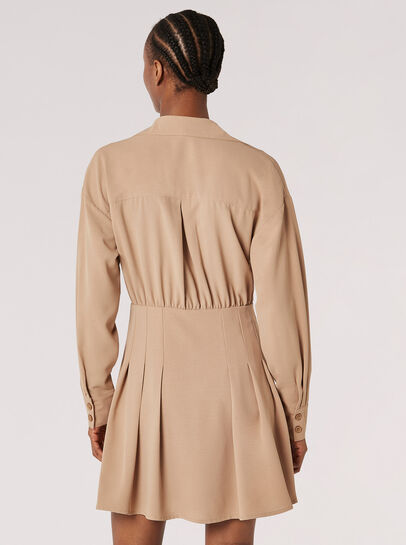 Wrap Shirt Mini Dress