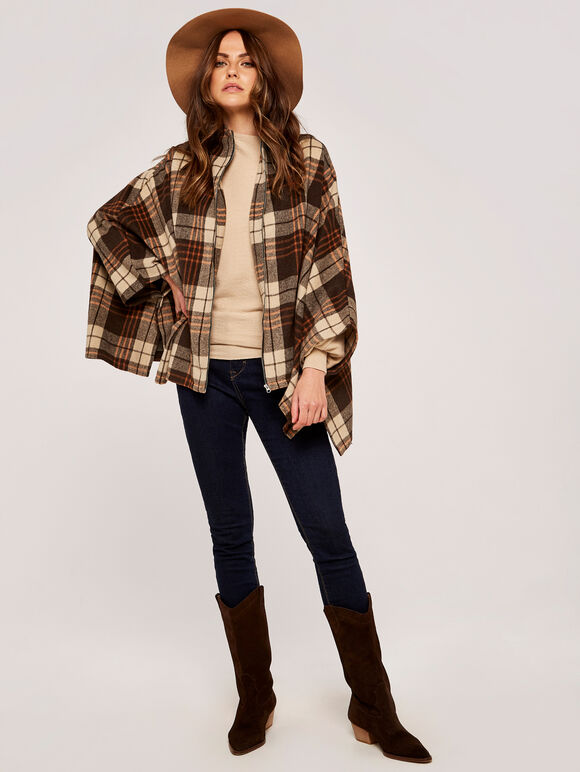 Check Cape, Brown, large