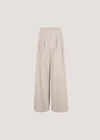 Stripe Wide Leg Trousers, Stone, large