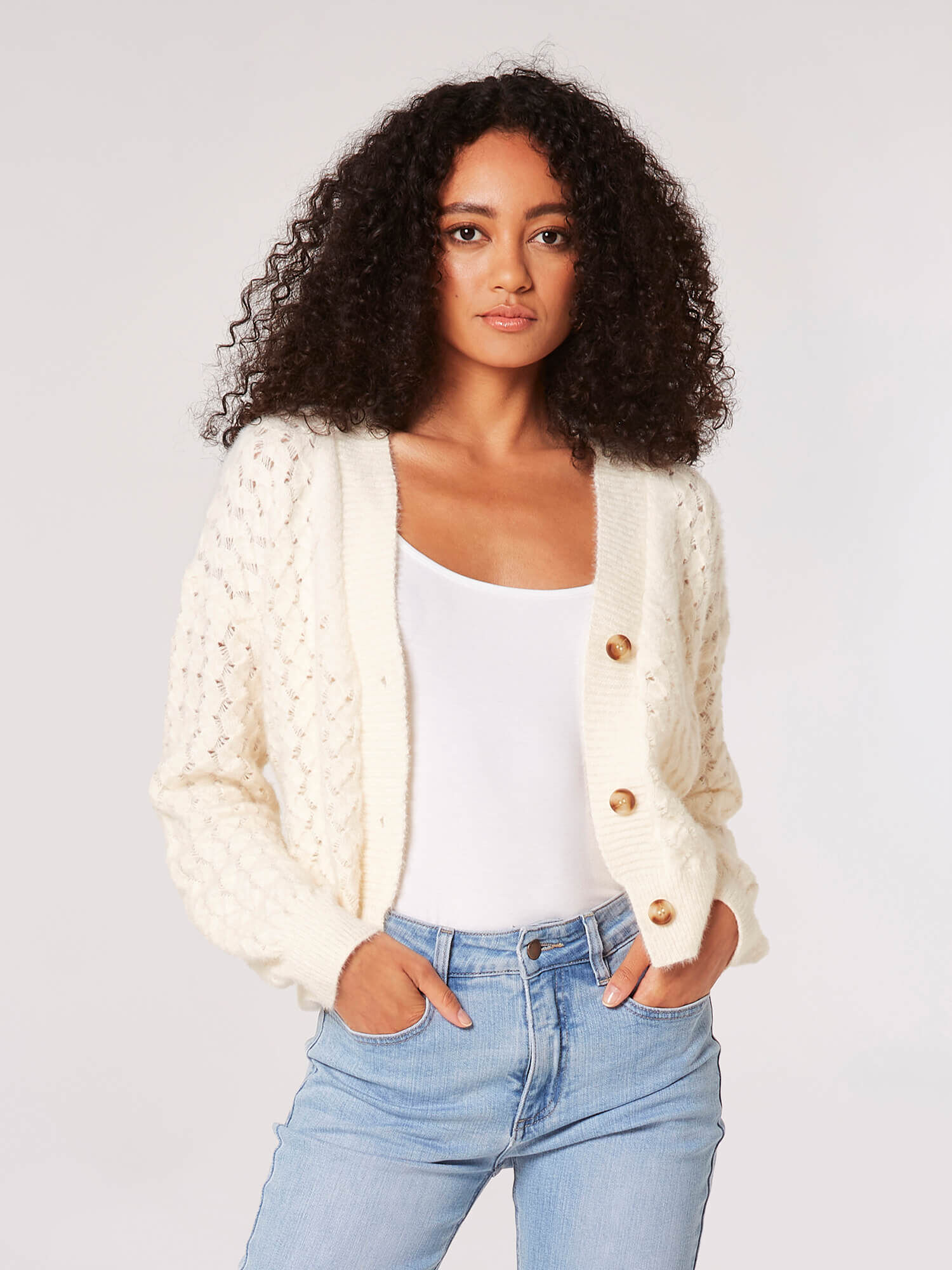 Cream cardigan womens uk on sale