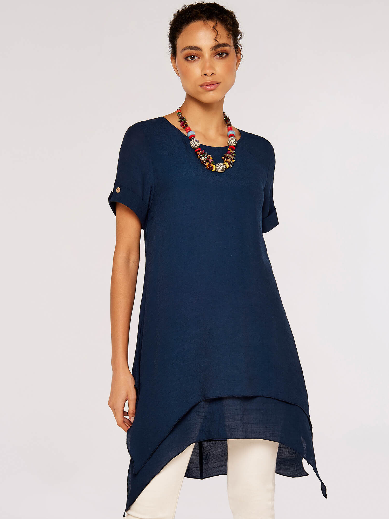 Layered tunic dress 2025