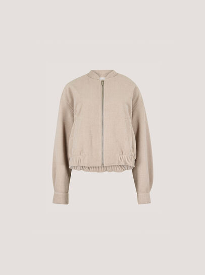 Soft Tailored Bomber Jacket
