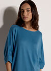 Soft Touch Batwing Top, Sky Blue, large