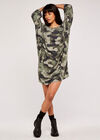 Camouflage Cozy Cocoon Dress, Green, large
