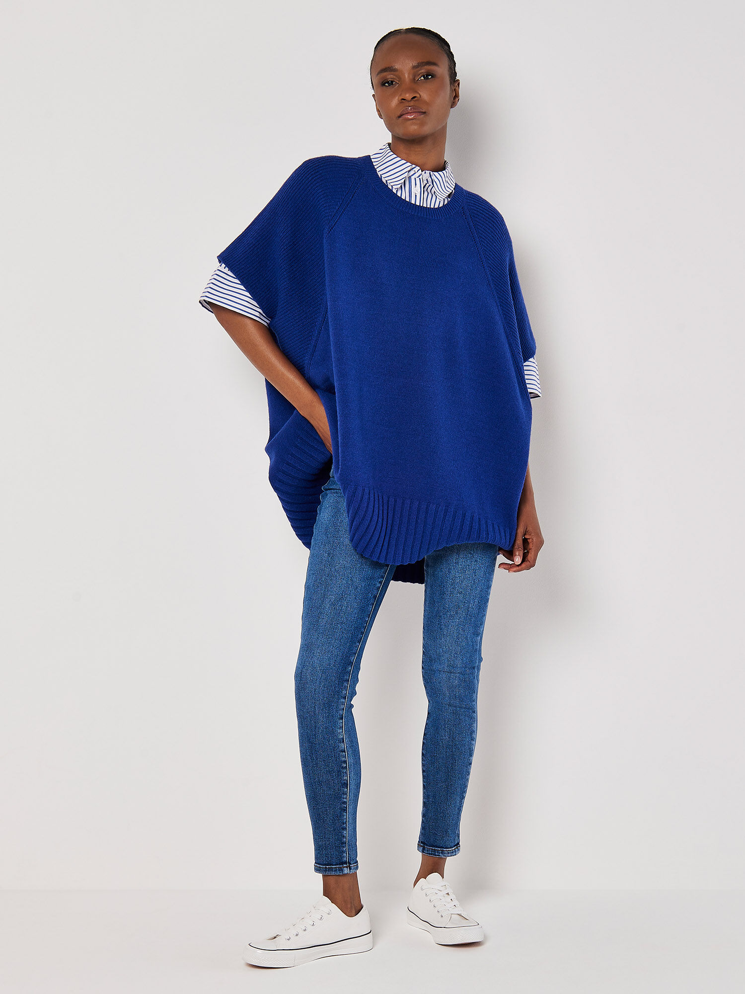 Poncho sweatshirt clearance