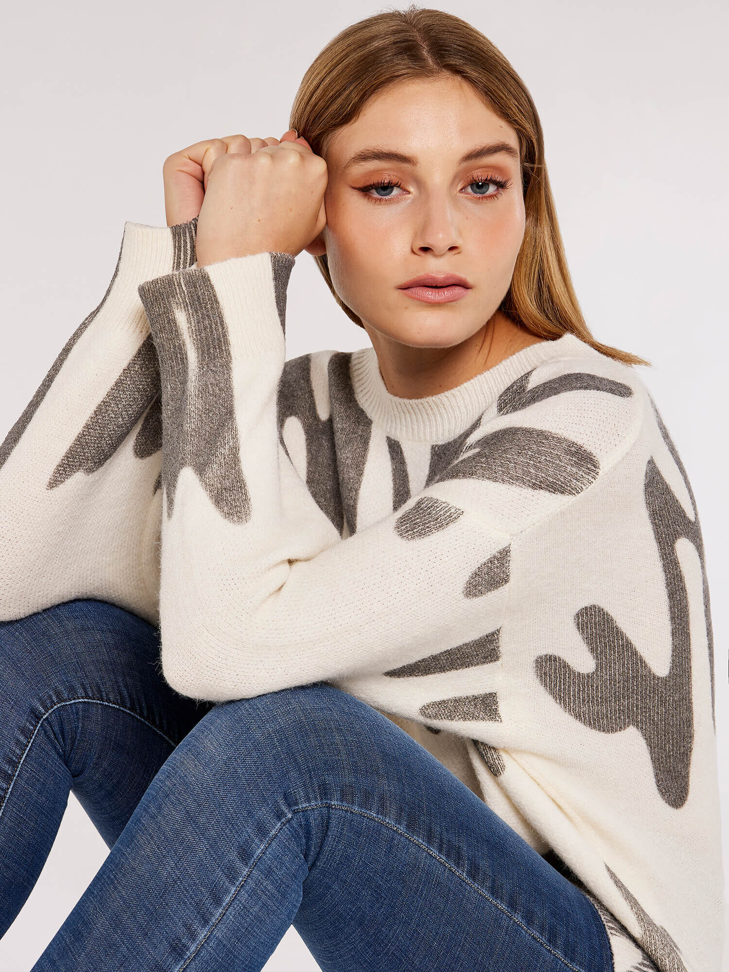 Graffiti Jumper | Apricot UK