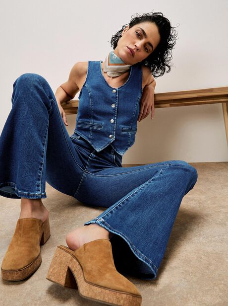 Lola Dark Wash Flare Jeans