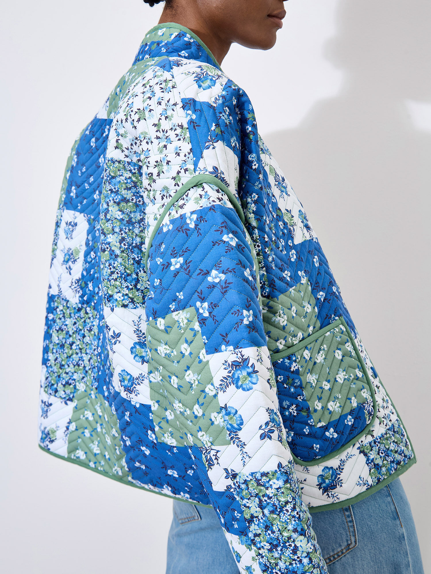 Patchwork Quilted Reversible Jacket | Apricot Clothing