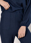 Soft Textured Joggers, Navy, large