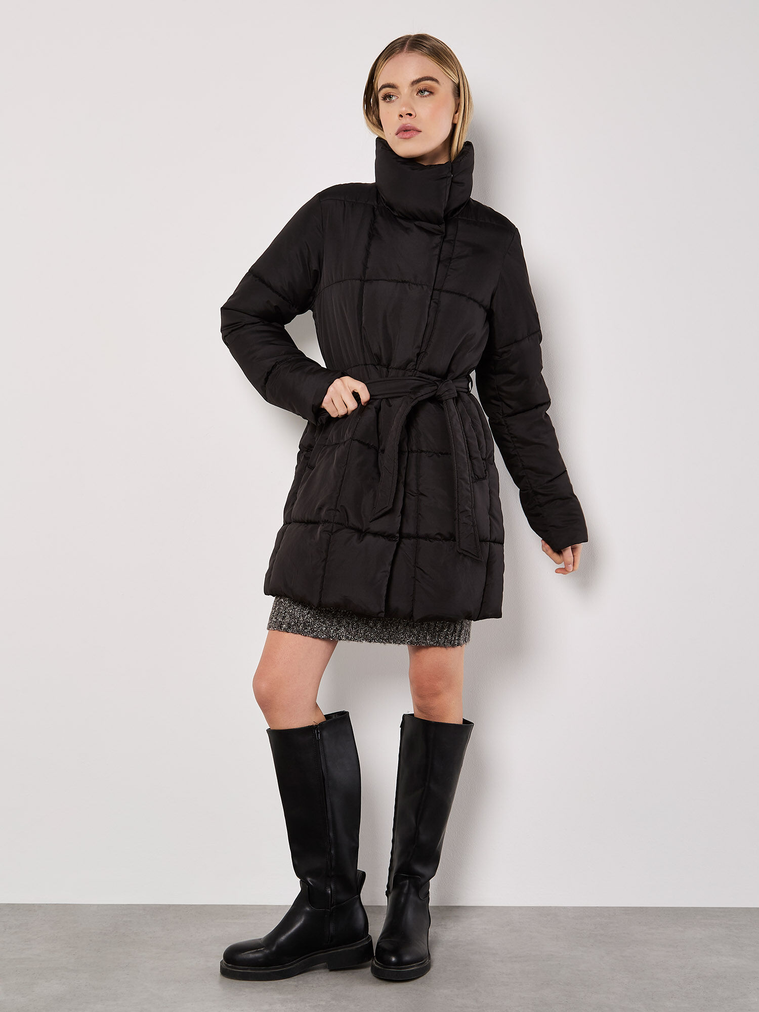 Puffer jacket dress store