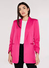 Edge Ruch Sleeve Blazer, Fuchsia, large