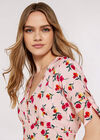 Bow Detail Mini Dress, Pink, large