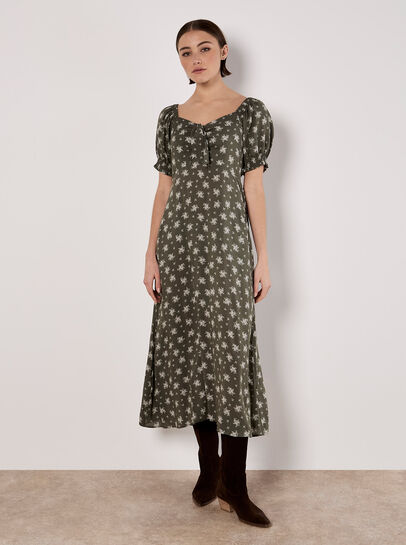 Silhouette Floral Milkmaid Maxi Dress