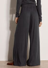 Soft-Touch Wide-Leg Trousers, Dark Grey/Charcoal, large