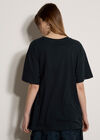 La Dolce Vita Embroidered T-Shirt, Navy, large