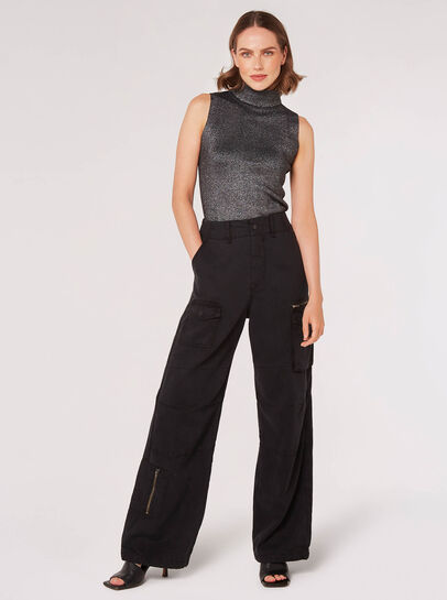Metallic Knitted Tank Top