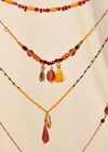 Feathered Necklace, Yellow, large