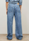 Elisa Wide Straight Leg Jeans, Sky Blue, large