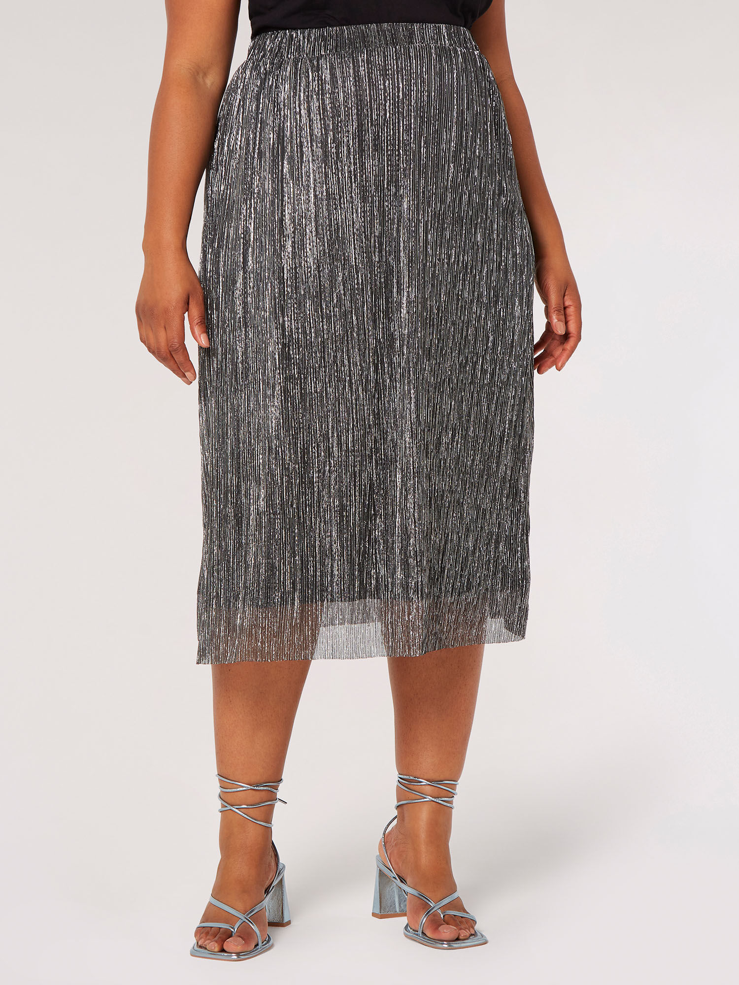 Silver grey skirt uk sales