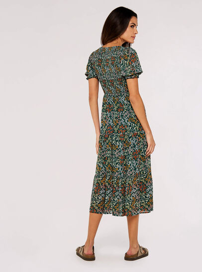 Ditsy Spray Midi Dress