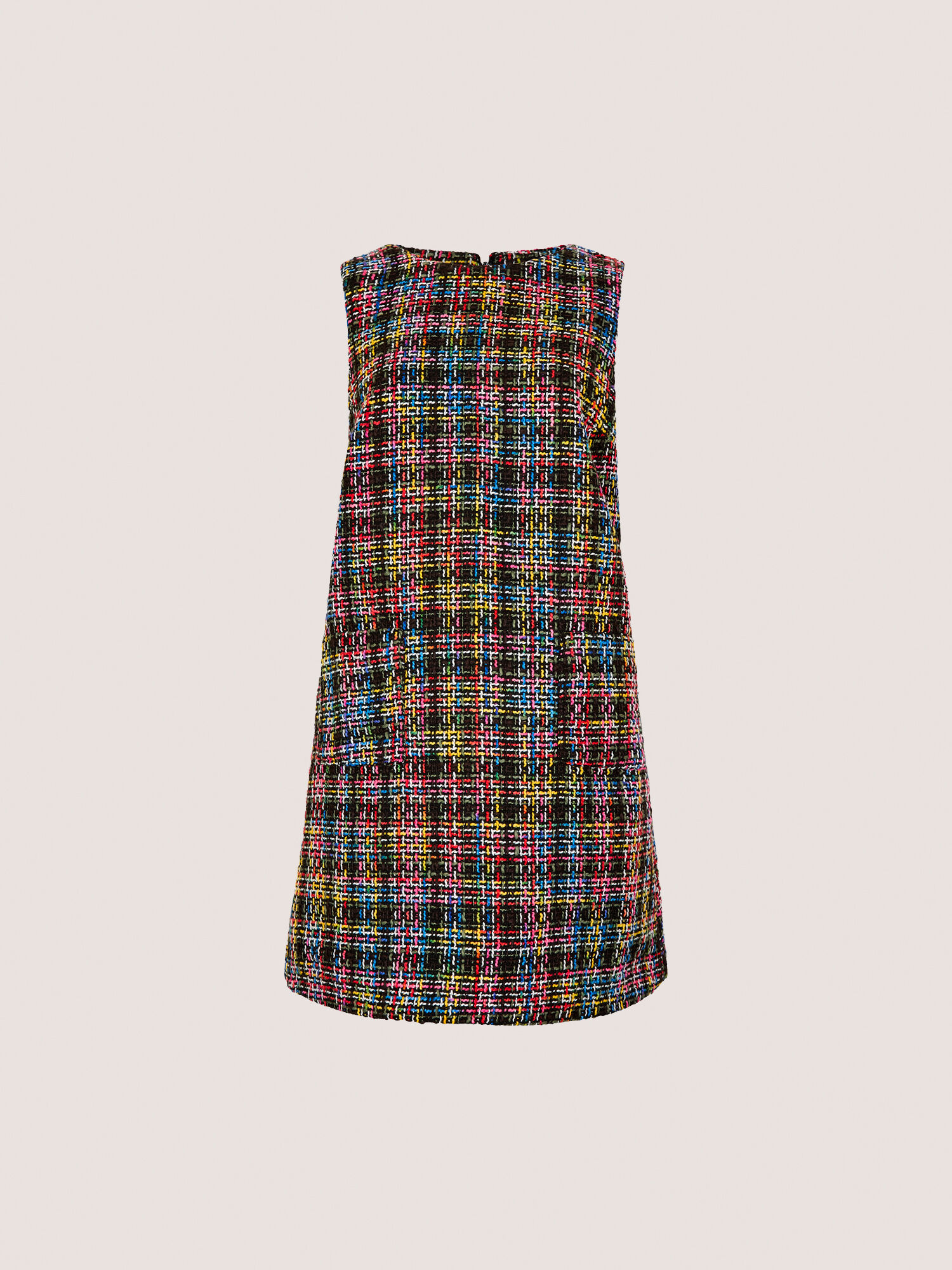 Colour Pop Tweed Shift Mini Dress | Apricot Clothing