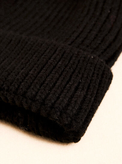 Classic Ribbed Knit Beanie Hat