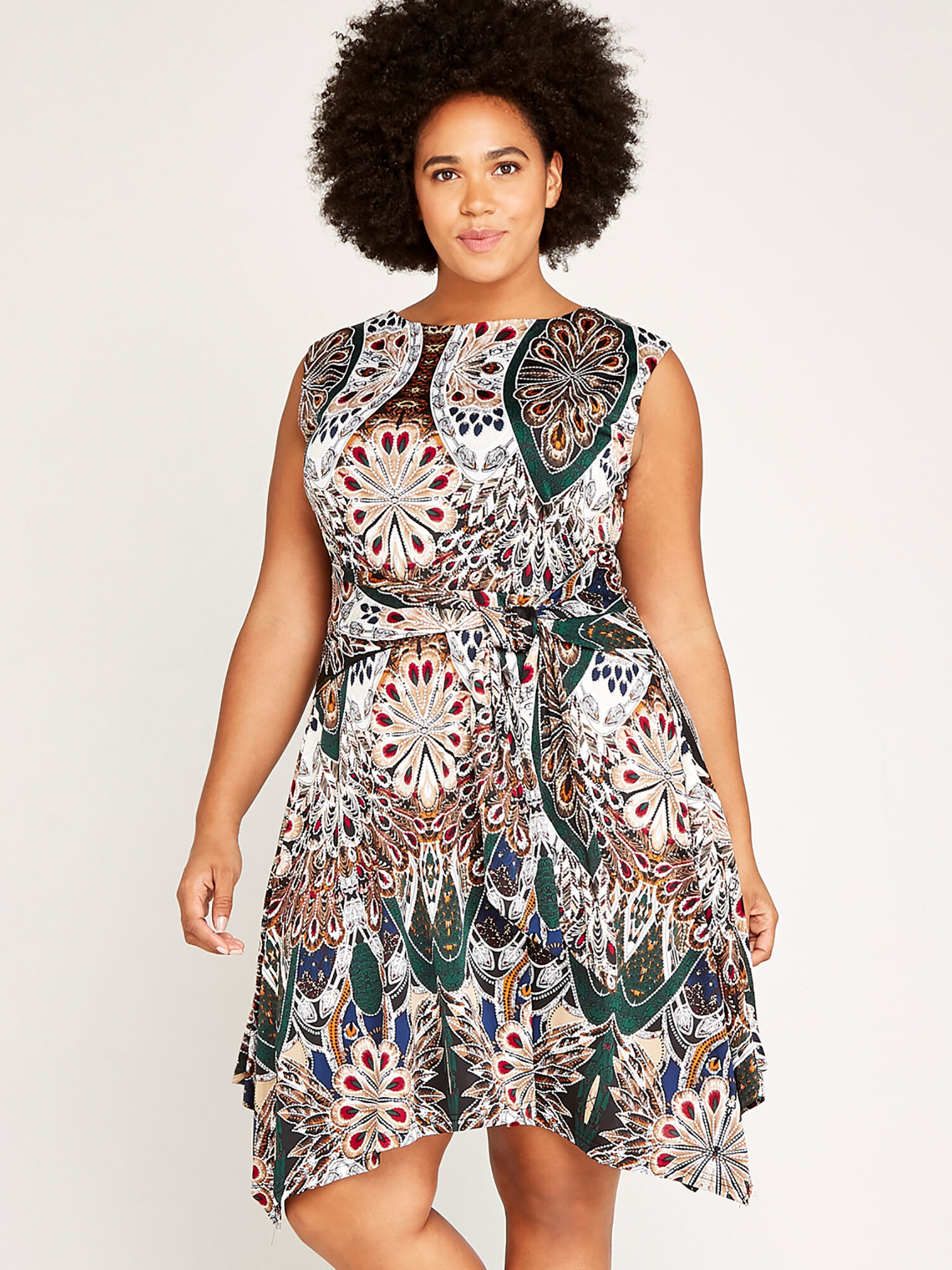 Apricot peacock shop feather dress